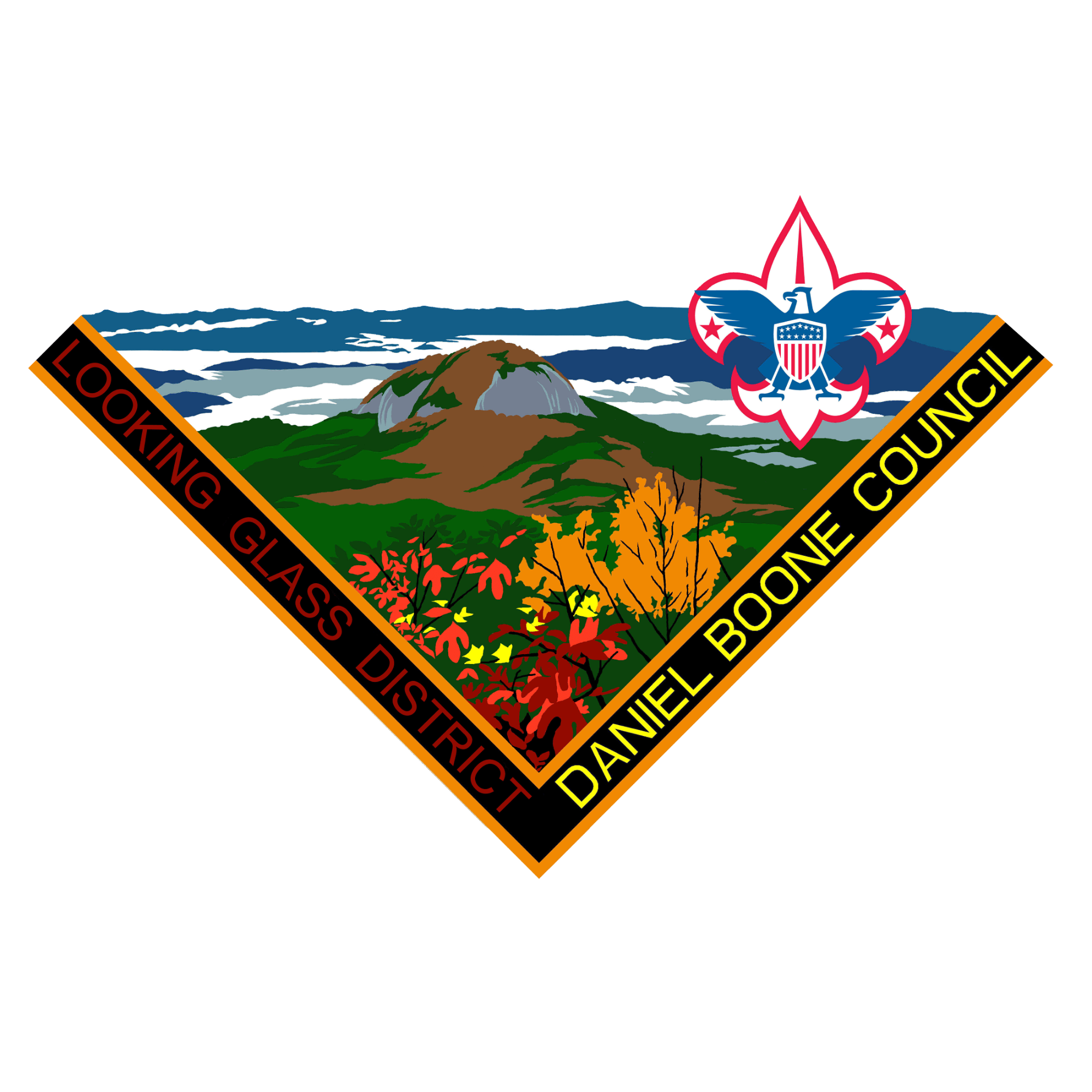 Looking Glass District, Daniel Boone Council Logo